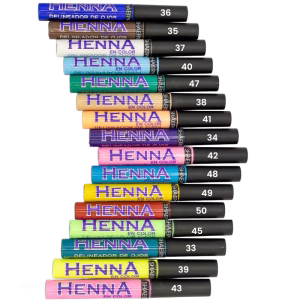 Delineadores Colores Pastel Henna
